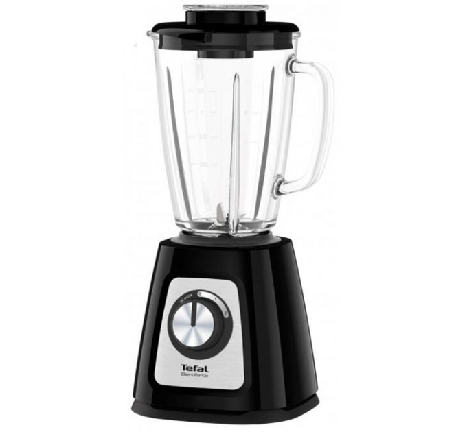 Блендер Tefal стационарный Blendforce 800Вт, чаша-1250мл, стекло, черный