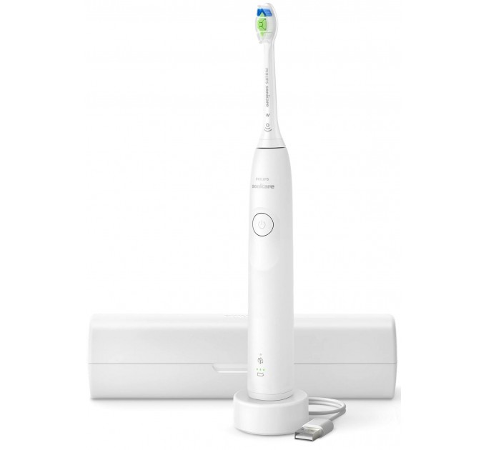 Щетка зубная электр. Philips Sonicare 5300 Series, 62т. колеб/мин, насадок-1, футляр, белый