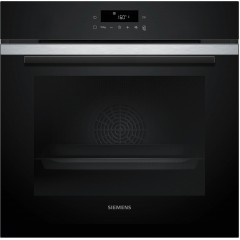 Духова шафа Siemens електрична, 71л, A+, дисплей, конвекція, піроліз, телескопічні направляючі, нержавіюча сталь