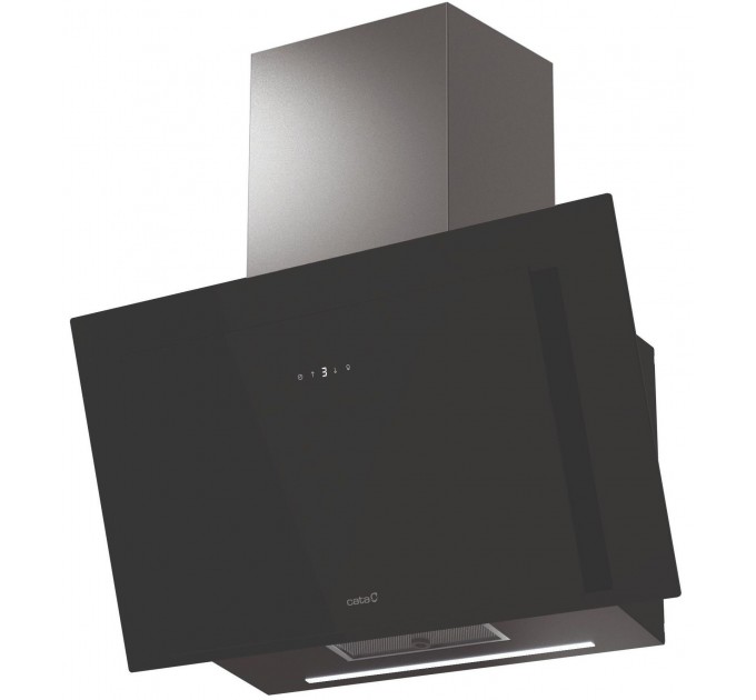 Витяжка Cata похила, 80см, 1350м.куб/год, Thalassa Pro 800 gbk, чорний