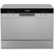 Посудомоечная машина Hansa настольная, 6компл., A+, 55см, дисплей, серебро