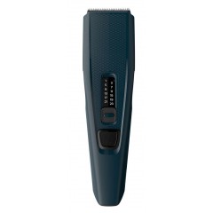 Машинка для стрижки Philips Series 3000, от сети, роторный мотор, насадок-1, сталь, синий