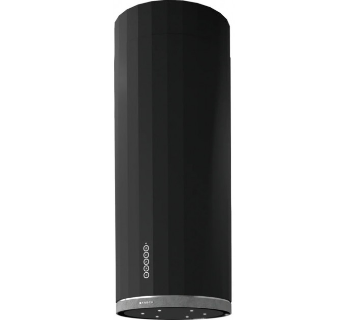 Витяжка Faber острівна, 37см, 1169м.куб/год, Corinthia Isola Ev8+ Dg Matt/Concrete A37, темно-сірий матовий