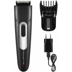 Триммер Rowenta Stylis для бороды и усов, сеть+акум., насадок-1, сталь, черный