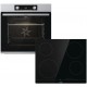 Комплект Gorenje (духовка + поверхность стеклокерамич. BO6737E02X - нерж. + ECT41SC - чорна), 738881
