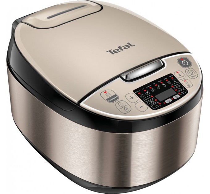 Мультиварка Tefal Essential, 750Вт, чаша-5л, електронне керув., пластик, сірий