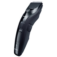 Машинка для стрижки Panasonic для головы, бороды и усов, сеть+акум., насадок-1, сталь, черный