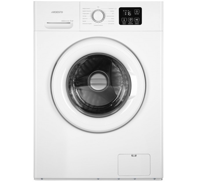 Стиральная машина ARDESTO фронтальная, 6кг, 1200, А++, 45см, дисплей, белый