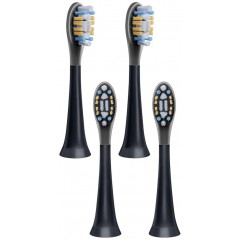 Насадки для зубных щеток Beurer SC 30/50 Premium Plaque Eraser, против налета, 4 шт в комплекте, черные