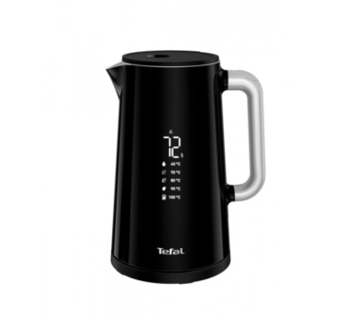 Электрочайник Tefal DIGITAL, 1.7л, LED дисплей, с двойными стенками, глянец, черный