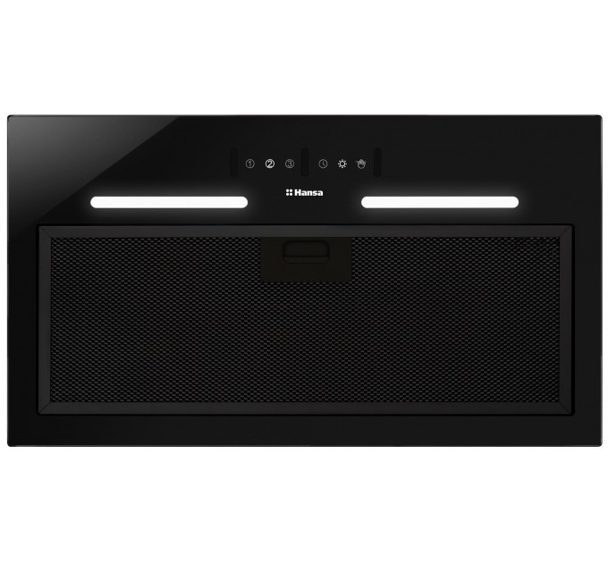 Вытяжка Hansa встраиваемая, 55см, 462м3ч, черный