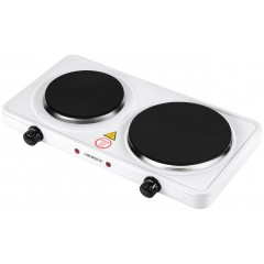Плитка настільна ARDESTO електрична, конфорок - 2, на 1кВт + 1.5кВт, керування - мех., білий