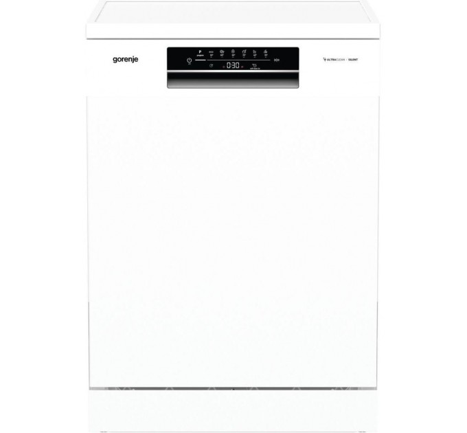 Посудомоечная машина Gorenje, 16компл., A+++, 60см, дисплей, 3 корзины, AquaStop, белый
