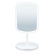 Зеркало косметическое Beurer настольное, прямоугольное, 15х21см, USB-C зарядка, подсветка, белый