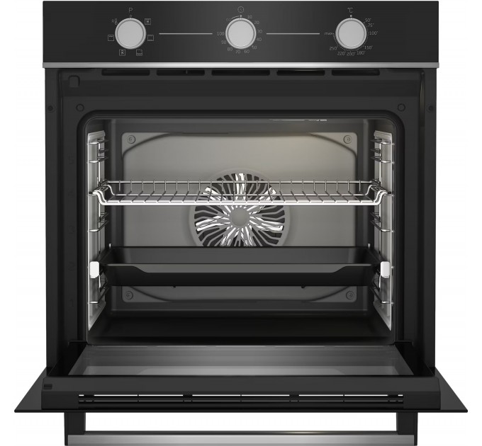Духовой шкаф Beko электрический, 72л, A, конвекция, нержавеющая сталь