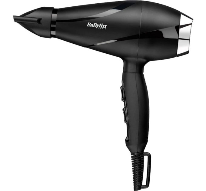 Фен Babyliss Shine Pro, 2200Вт, режимов-2, дифузор, иониз-я, хол. обдув, черный