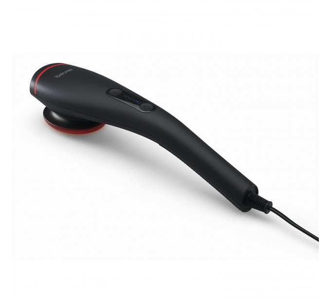 Масажер Beurer для тіла, від мережі, 3 насадки, інфрачервоні промені, чорний