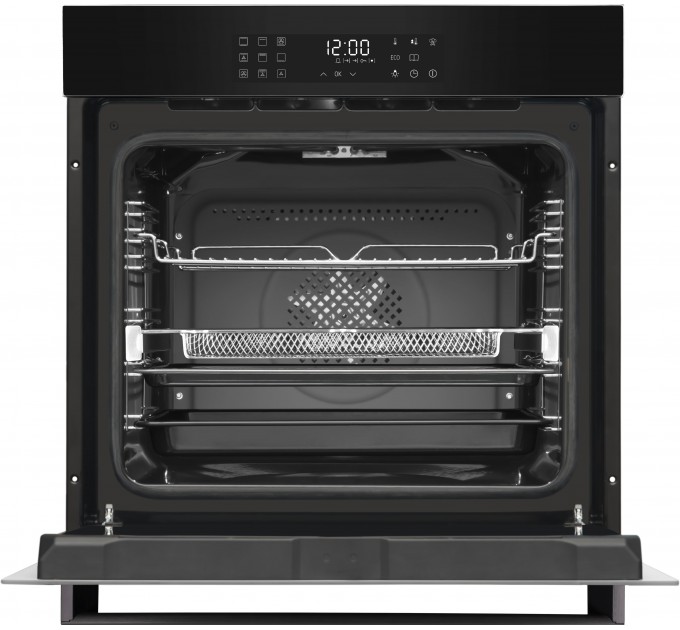 Духова шафа Hansa електрична, 77л, A+, дисплей, конвекція, чорний