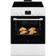 Плита Electrolux электрическая стеклокерамическая, 58л, 60x60см, конвекция, пар, белый