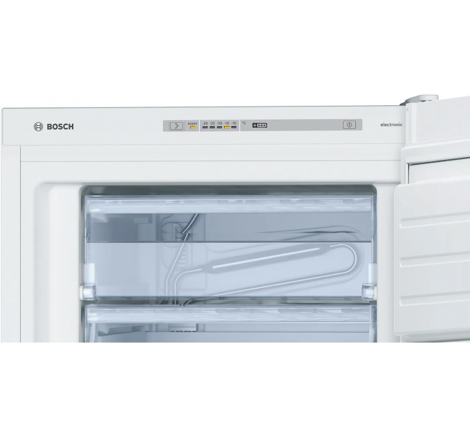 Морозильная камера Bosch, 152x60x65, 182л, 1дв., E, ST, белый