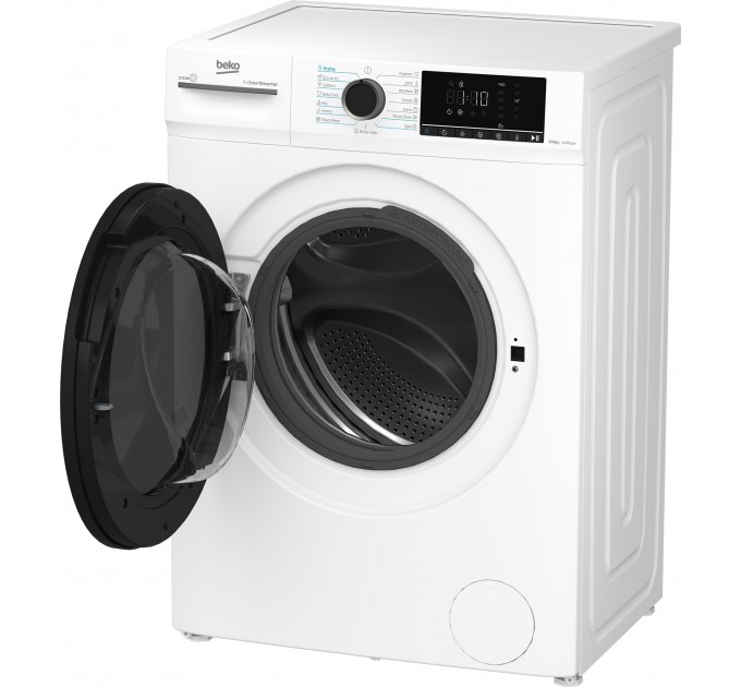 Стирально-сушильная машина Beko фронтальная, 7(5)кг, 1400, D, 52см, дисплей, инвертор, пар, белый
