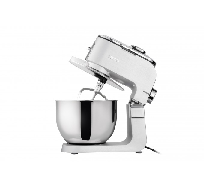 Кухонна машина ARDESTO 1500Вт, чаша-метал, корпус-метал, насадок-10, сріблясто-сірий