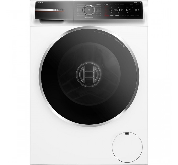 Пральна машина Bosch фронтальна, 10кг, 1600, A, 59см, дисплей, білий