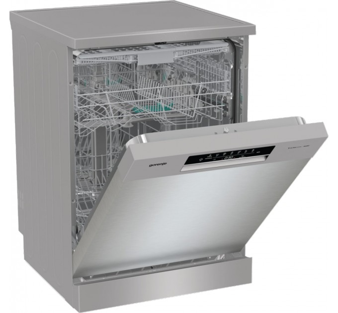 Посудомоечная машина Gorenje, 16компл., A+++, 60см, дисплей, 3 корзины, AquaStop, серый