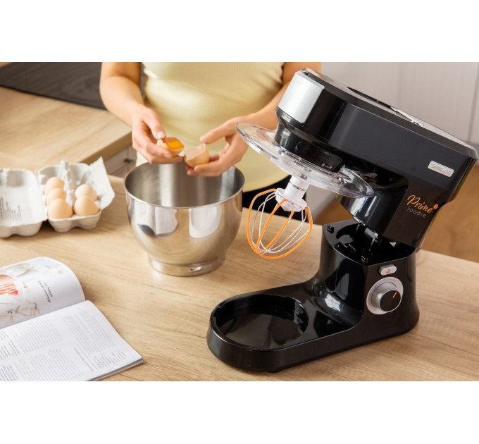 Кухонная машина Sencor 1000Вт, чаша-металл, корпус-пластик, насадок-15, черный