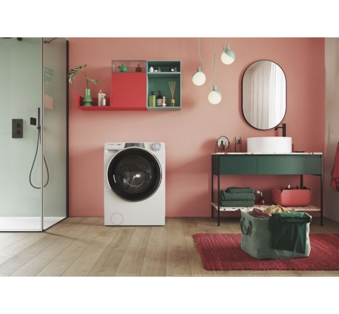 Стиральная машина Candy фронтальная, 14кг, 1400, A+++, 67см, дисплей, пар, инвертор, белый