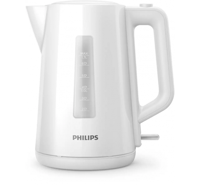 Электрочайник Philips Series 3000 1.7л, пластик, белый