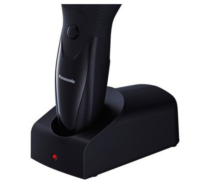 Триммер Panasonic для бороды, усов, окантовки , акум., роторный мотор, насадок-1, сталь, черный