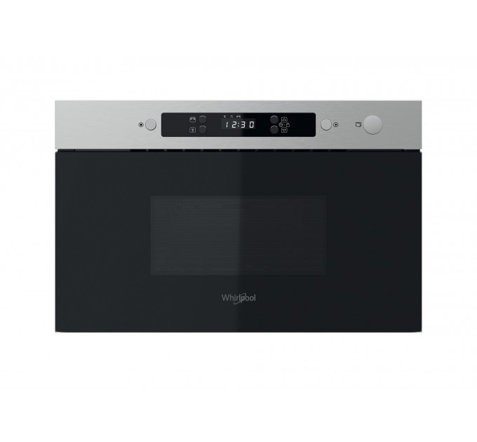 Мікрохвильова піч Whirlpool вбудована, 22л, електронне упр., 750Вт, дисплей, нерж