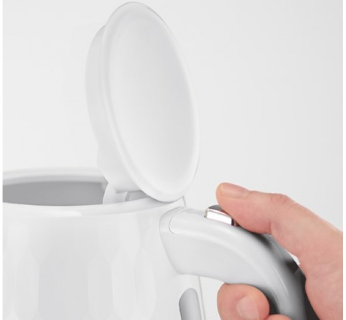 Электрочайник Russell Hobbs Honeycomb 1.7л, пластик, белый