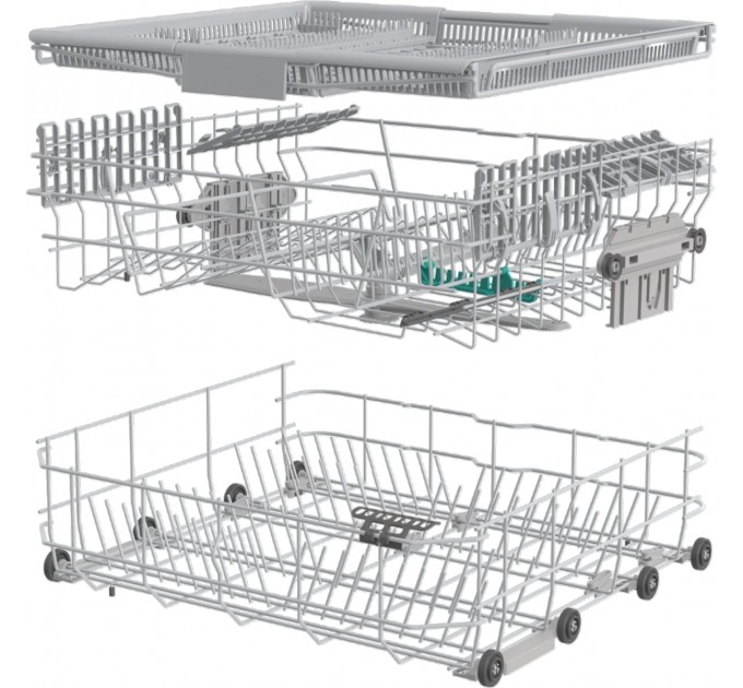 Посудомоечная машина Gorenje, 16компл., A+++, 60см, дисплей, 3 корзины, AquaStop, серый