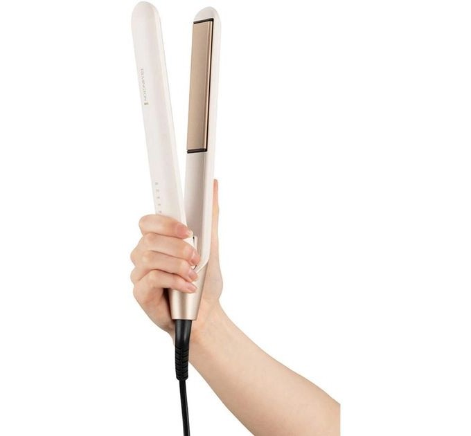 Випрямляч Remington Shea Soft, >300Вт, темп.режимів-5, 150-230С, кераміка, біло-золотий