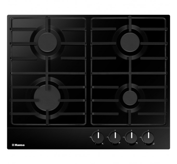 Варильна поверхня Hansa газова, 60см, чорний