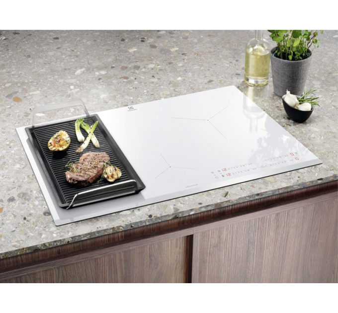 Варильна поверхня Electrolux індукційна, 80см, розширена зона, білий