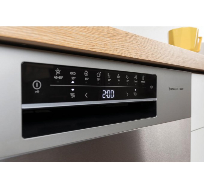 Посудомоечная машина Gorenje, 16компл., A+++, 60см, дисплей, 3 корзины, AquaStop, серый