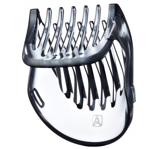 Триммер Panasonic для бороды и усов, сеть+акум., насадок-4, сталь, черный