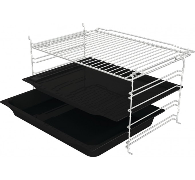 Духовой шкаф Gorenje электрический, 77л, A, пар, дисплей, макс.темпер.-300, белый