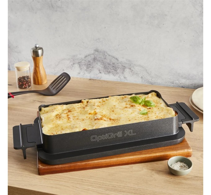 Гриль Tefal прижимной OptiGrill 4in1 XL 2200Вт, темп. режимов-4 съёмные пластины, металл