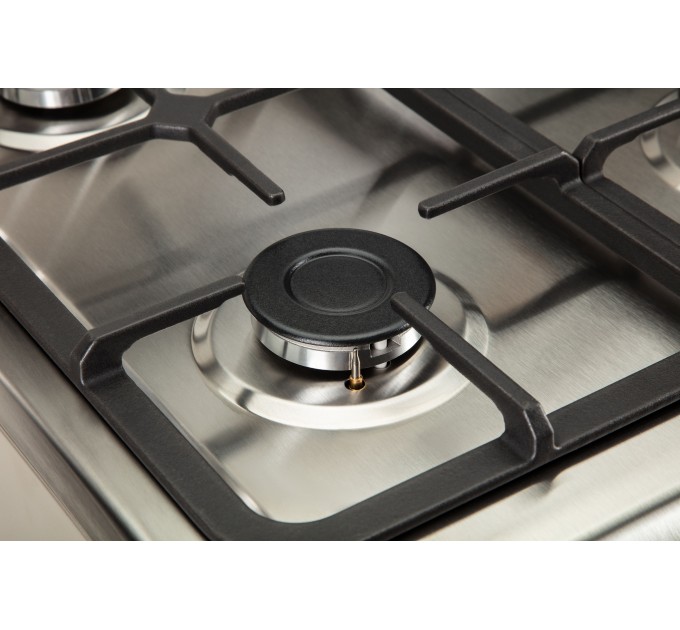 Плита ARDESTO комби, 52л, 50x60см, конвекция, чугун, подсветка, форсунки LPG (подключение газового баллона), серебристый