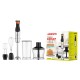Блендер ARDESTO погружной HBG-800DWHCHC, 800Вт, 4в1, чаша-600мл, чопер 500мл, черно-серебристый