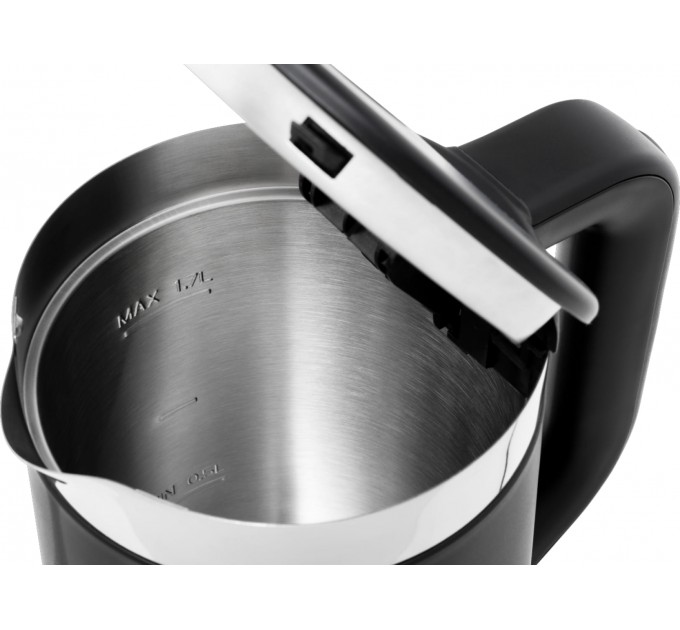 Электрочайник Gorenje 1.7л, LED дисплей, Strix контроль, черный