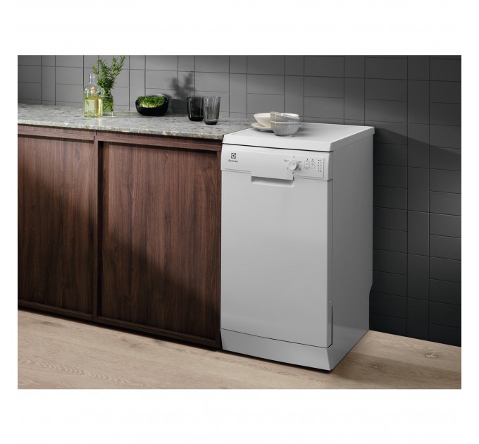 Посудомоечная машина Electrolux, 9компл., F, 45см, инвертор, белый