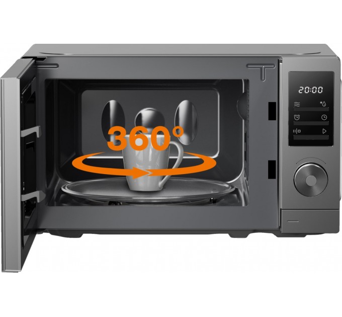 Мікрохвильова піч Gorenje, 20л, електр. керув., 700Вт, дисплей, нерж