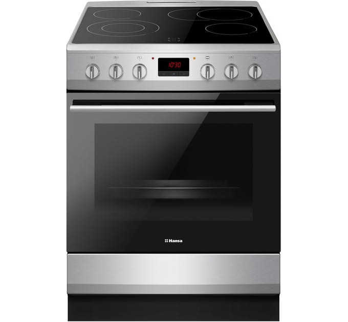 Плита Hansa електрична склокерамічна, 65л, 60x60см, дисплей, конвекція, нерж