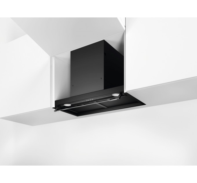 Витяжка Electrolux вбудована, 60см, 600м.куб/год., чорний