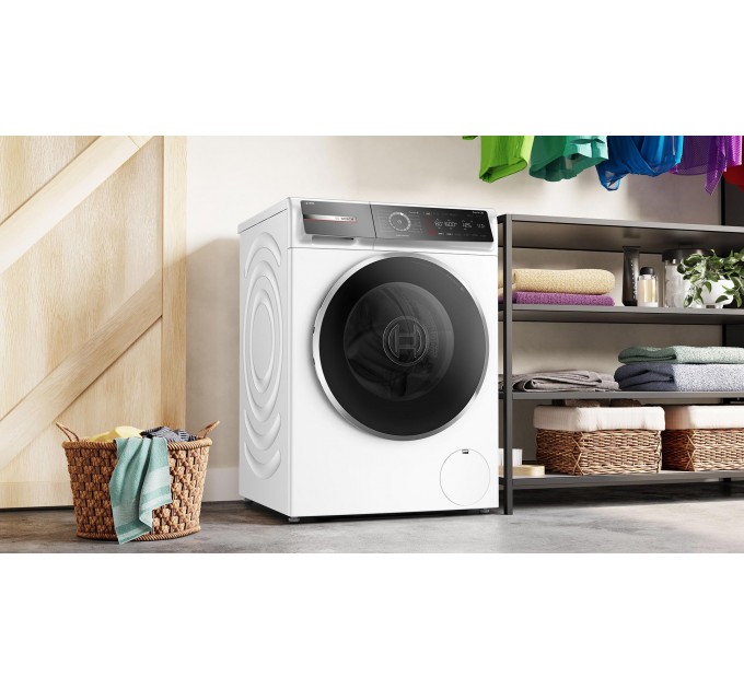 Пральна машина Bosch фронтальна, 10кг, 1600, A, 59см, дисплей, білий